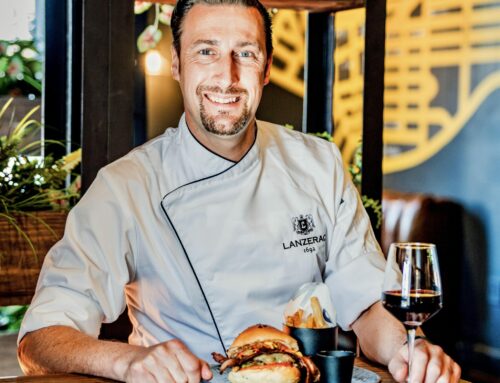 Lanzerac Pinotage Burger – Masterfully created by Executive Chef Stephen Fraser